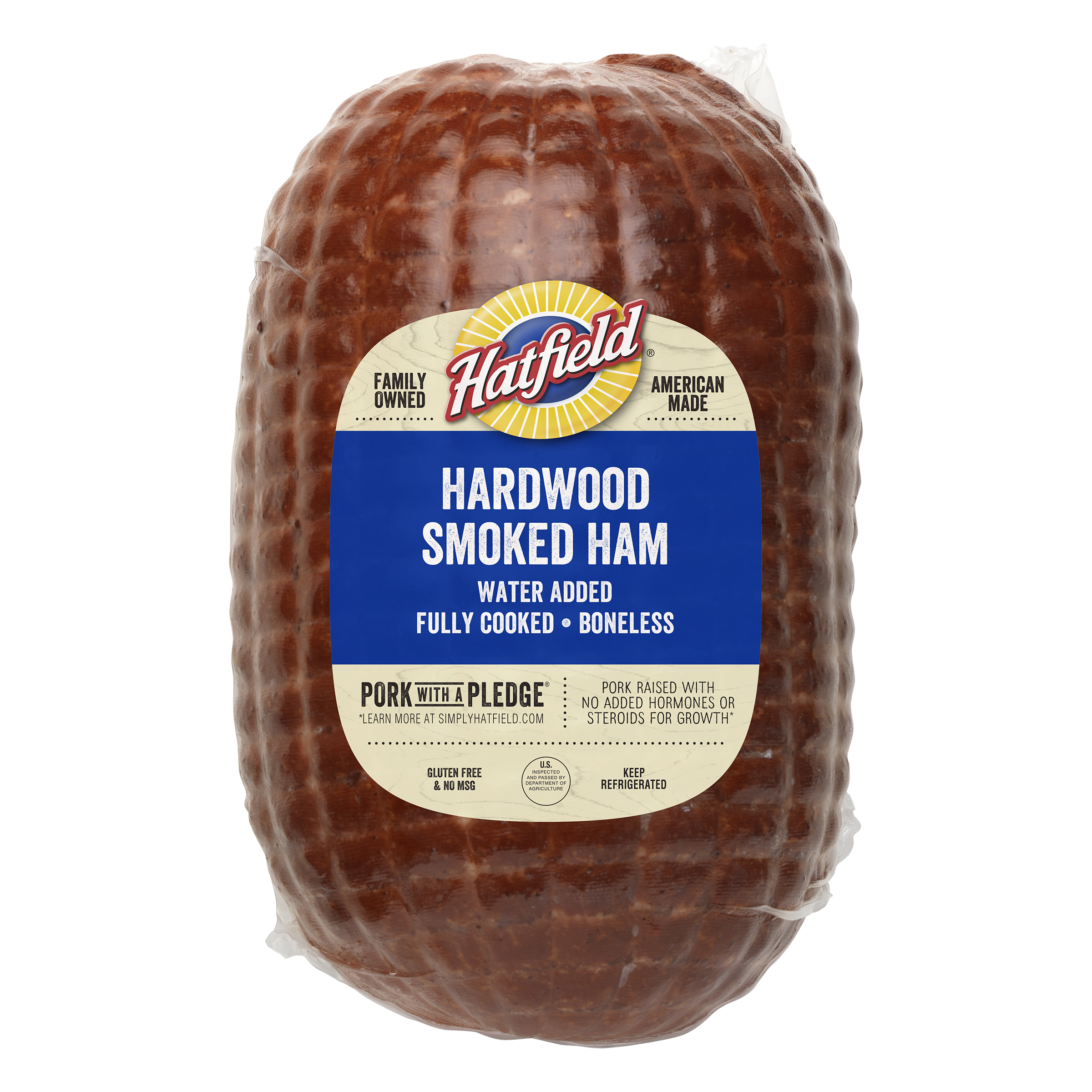 Hardwood Smoked Boneless Ham, 79 LBs Hatfield